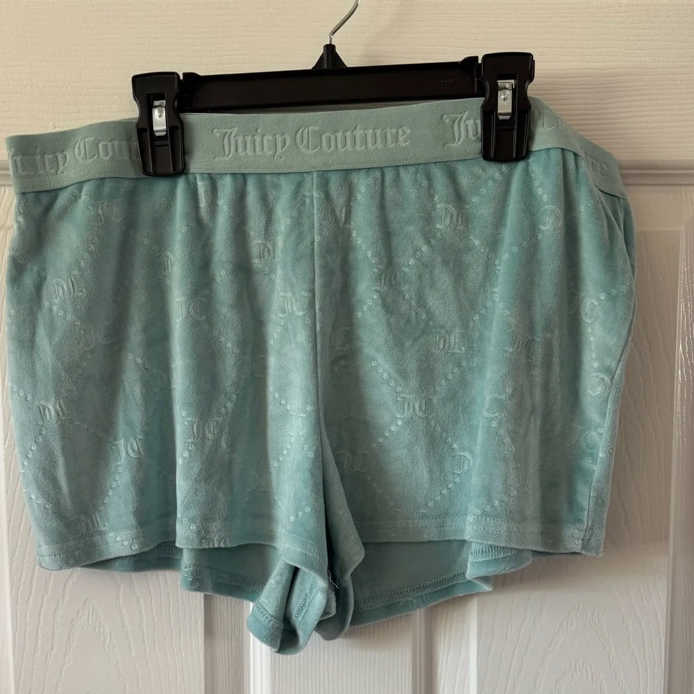 Juicy Couture Women's Velour Sleep Shorts Size‎ Large